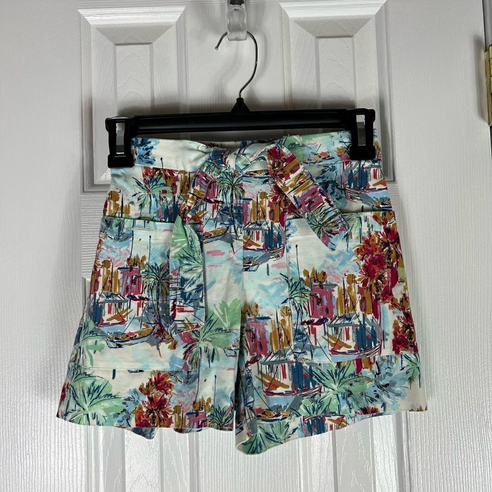Zara Girls Floral Shorts Size 11/12